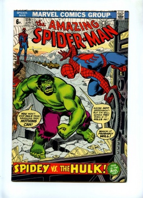 Amazing Spider-Man #119 - Marvel 1973 - Pence - Classic Vs Hulk