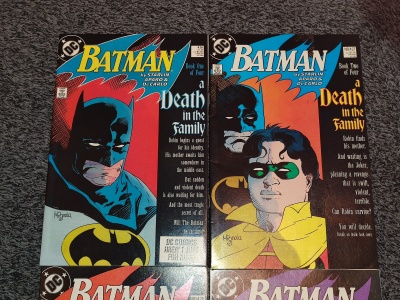 Batman #426 #427 #428 #429 DC 1988 - 4 Comic Run Complete A Death in the Family