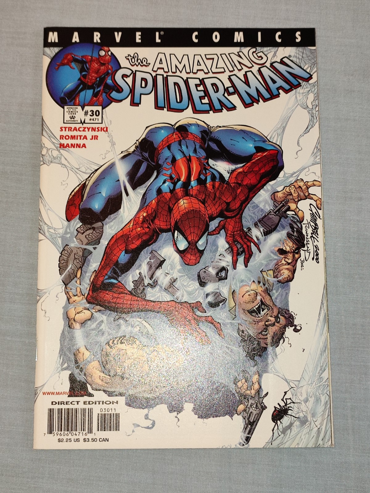 Amazing Spider-Man #30 - Marvel 2001 - 1st App Morlun & Ezekiel -  Valleycomics