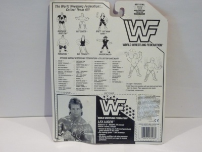 Lex Luger WWF - Hasbro 1993 - Series 8 - MOC - Wrestling Figure