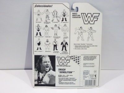 Smash Demolition WWF - Hasbro 1990 - Series 1 - MOC - Wrestling Figure