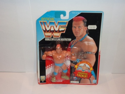 Tatanka WWF - Hasbro 1992 - Series 6 - MOC - Wrestling Figure