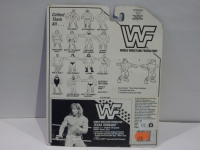 Texas Tornado WWF - Hasbro 1991 - Series 3 - MOC - Wrestling Figure