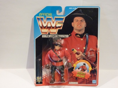 The Mountie WWF - Hasbro 1992 - Series 5 - MOC - Wrestling Figure